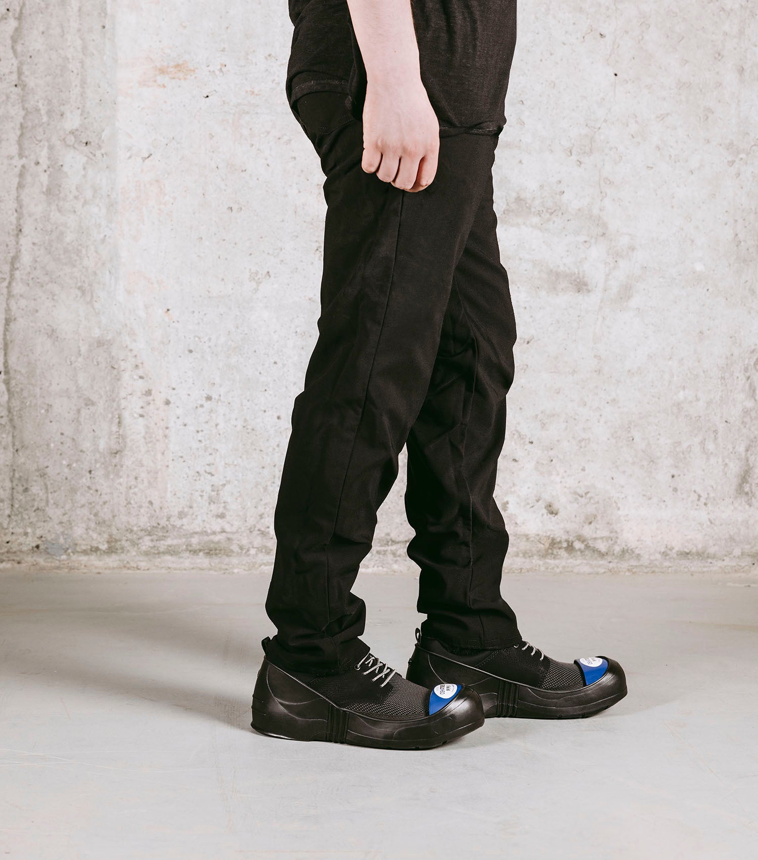 OSH001 (OST), STEEL Toe Cap PVC Classic Safety Overshoes (Color Coded by Size)