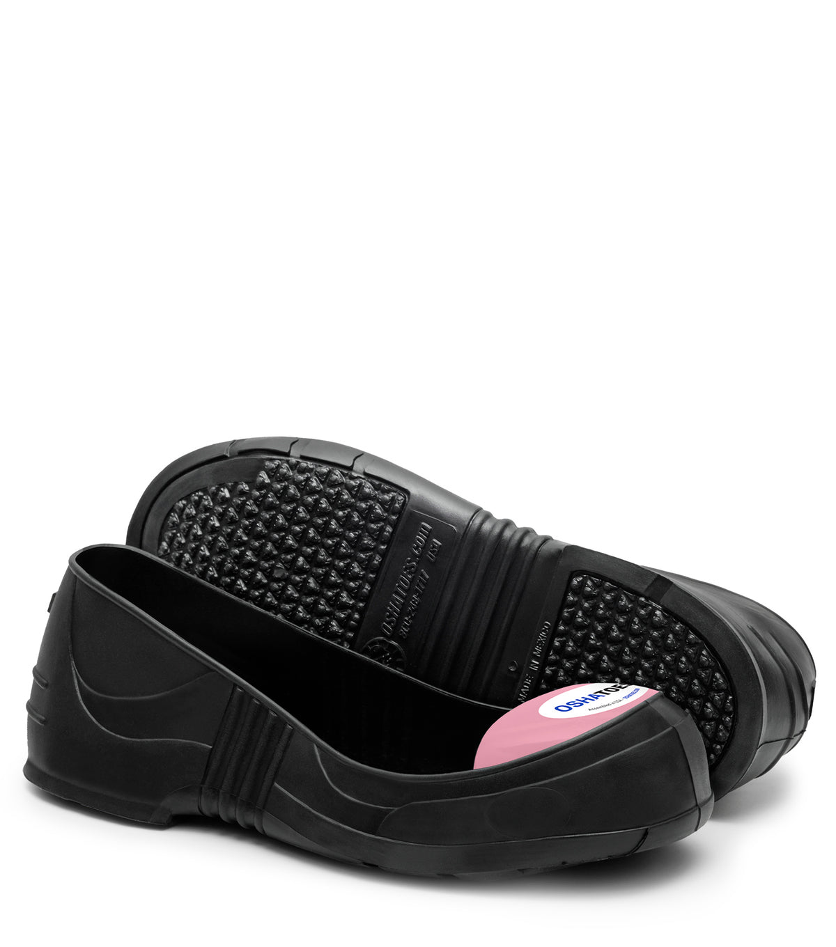 OSH004 (PTL), STEEL Toe Cap PVC Safety Overshoes (Pink)