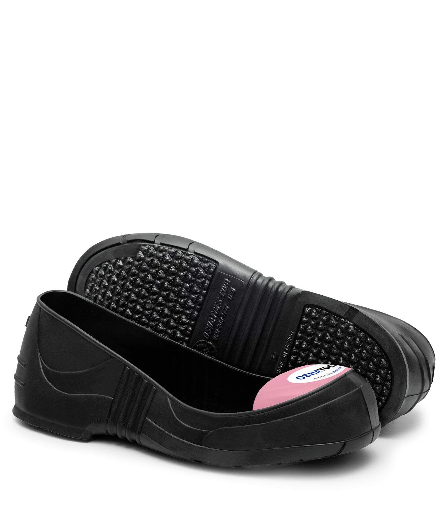 OSH004 (PTL), STEEL Toe Cap PVC Safety Overshoes (Pink)