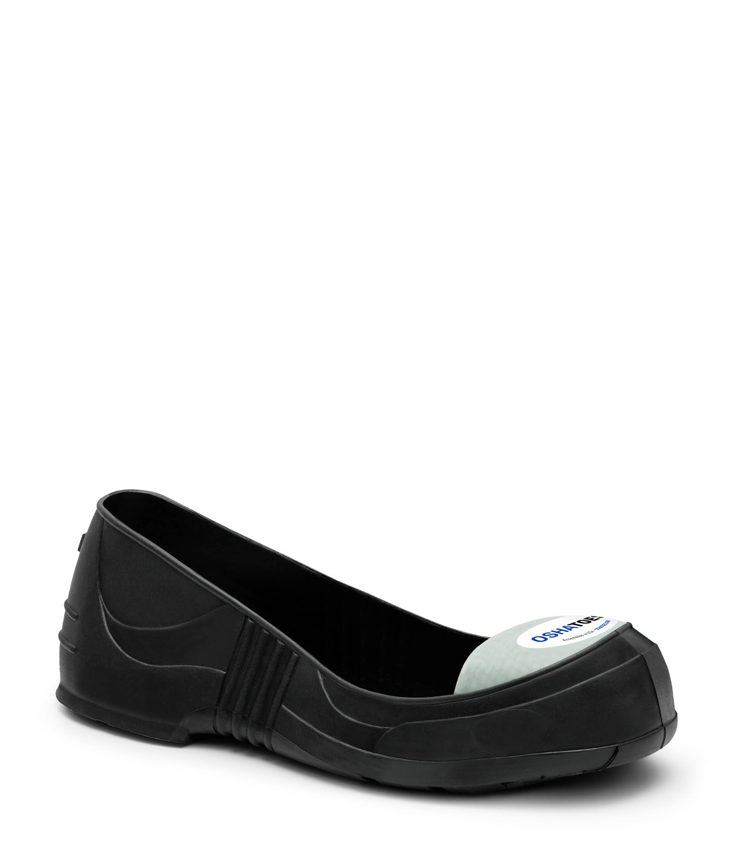 OSH005 (RCOM), COMPOSITE Toe Cap PVC Safety Overshoes (Natural)