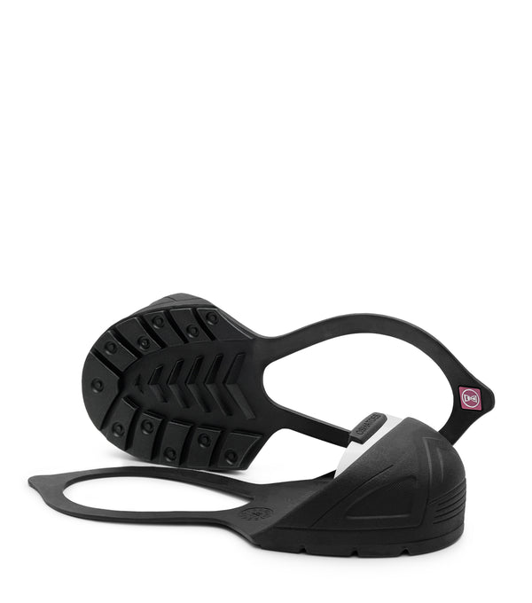 OSH1162-11, STEEL Toe Cap Natural RUBBER Slip-On with Back Strap Safety Overshoes (Color Coded by Size)