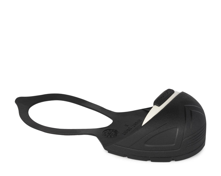 OSH1166-11, STEEL Low profile Toe Cap & Natural Rubber Slip On with Back Strap Safety Overshoes (Color coded by size)