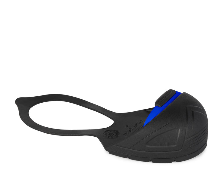 OSH1166-11, STEEL Low profile Toe Cap & Natural Rubber Slip On with Back Strap Safety Overshoes (Color coded by size)