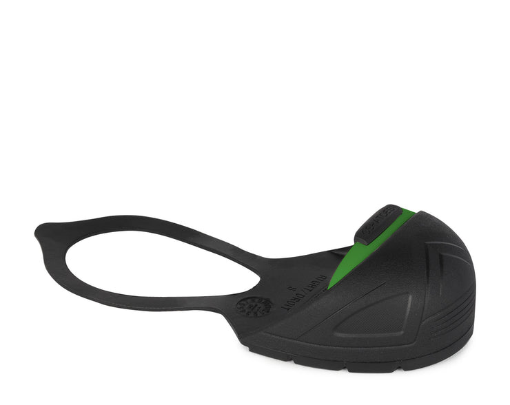 OSH1166-11, STEEL Low profile Toe Cap & Natural Rubber Slip On with Back Strap Safety Overshoes (Color coded by size)